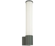 Sieninis šviestuvas 12W LED sieninis fasado šviestuvas, tamsiai pilkas, 3000K, IP54, E428