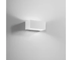 Sieninis šviestuvas 12W LED sieninis fasado šviestuvas TWIN, baltas, CCT, IP54