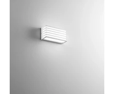 Sieninis šviestuvas 12W LED sieninis fasado šviestuvas DUKROT, baltas, CCT, IP54