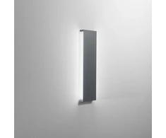 12W LED sieninis fasado šviestuvas RIBBON, antracito sp., 4000K, IP65