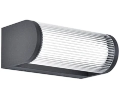 12W LED sieninis fasado šviestuvas MONACO, tamsiai pilkas, 3000K, IP65, 4336400