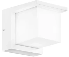 Sieninis šviestuvas 12W LED sieninis fasado šviestuvas NISMO, baltas, 3000/4000K, IP54