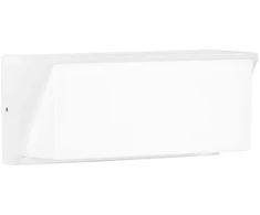 Sieninis šviestuvas 12W LED sieninis fasado šviestuvas LUXON, baltas, CCT, IP54