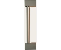 Sieninis šviestuvas 12W LED sieninis fasado šviestuvas, tamsiai pilkas, 3000K, IP54, E429