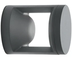 12W LED sieninis fasado šviestuvas WAMI, antracito sp., 3000/4000K, IP65