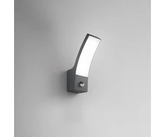 Sieninis šviestuvas 12W LED sieninis fasado šviestuvas su judesio davikliu SAIL, antracito sp., CCT, IP65