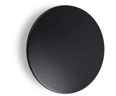 Sieninis šviestuvas Ideal Lux 12W LED sieninis fasado šviestuvas PUNTO, juodas, 3000K, IP54, 328546