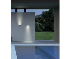 12W LED sieninis lauko šviestuvas OMNIA, rudas, 3000K, IP54, 90395