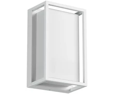 12W LED sieninis lauko šviestuvas QUADRIS, baltas, 3000K, IP54, 90532