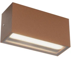 12W LED sieninis lauko šviestuvas LIMAS, rūdžių sp., 2700/3000K, IP65, 91221