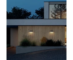 12W LED sieninis lauko šviestuvas LIMAS, rūdžių sp., 2700/3000K, IP65, 91221
