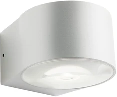 12W LED sieninis lauko šviestuvas LOG, baltas, 3000K, IP65, 90062