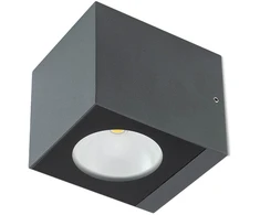 Sieninis šviestuvas 12W LED sieninis lauko šviestuvas TEKO, tamsiai pilkas, 3000K, IP65, 90101