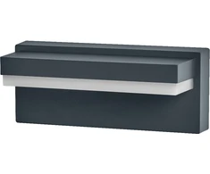 12W LED sieninis lauko šviestuvas ENDURA STYLE, tamsiai pilkas, 3000K, IP54