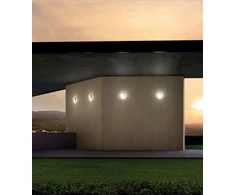 12W LED sieninis lauko šviestuvas TOKYO, rudas, 3000K, IP54, 90021