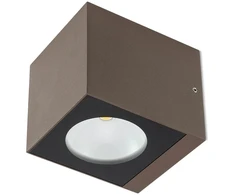 Sieninis šviestuvas 12W LED sieninis lauko šviestuvas TEKO, tamsiai rudas, 3000K, IP65, 90102