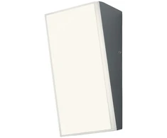 Sieninis šviestuvas 12W LED sieninis lauko šviestuvas TOKYO, tamsiai pilkas, 3000K, IP54, 90019