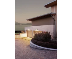 Sieninis šviestuvas 12W LED sieninis lauko šviestuvas MAKO, tamsiai pilkas, 3000K, IP65, 90159