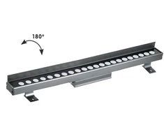 Sieninis šviestuvas 13W LED linijinis fasado šviestuvas MARVEL, tamsiai pilkas, 3000K, IP66, 4187300-P