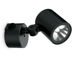 13W LED sieninis fasado šviestuvas O-ZONE, juodas, 3000K, IP66, 337548