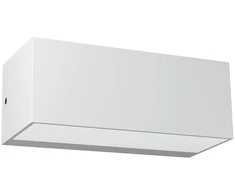 Sieninis šviestuvas 13W LED sieninis lauko šviestuvas LAMPRIS, baltas, 3000K, IP65, 90373