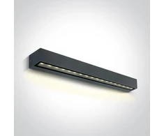 13W sieninis lauko šviestuvas, antracito sp., 3000K, IP65, 67526A3/AN/W