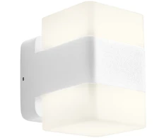 Sieninis šviestuvas 14,8W LED sieninis lauko šviestuvas TOK, baltas, 3000K, IP44