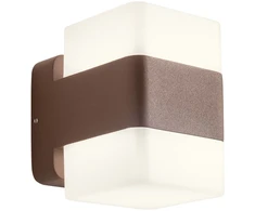 14,8W LED sieninis lauko šviestuvas TOK, rūdžių sp., 3000K, IP44