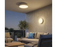 Lubinis šviestuvas 14W LED lubinis fasado šviestuvas KUMA, baltas, 2700/3000K, IP65, P2082171B