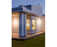 Sieninis šviestuvas 15,4W LED sieninis lauko šviestuvas SEBRA, tamsiai pilkas, 3000K, IP54, 90038