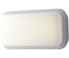 15W LED lubinis fasado šviestuvas SHELLY, baltas, CCT, IP65