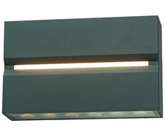 15W LED paviršinis lauko šviestuvas, grafito sp., 3000K, E272