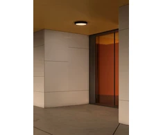 15W LED paviršinis lauko šviestuvas PONZA, tamsiai pilkas, 3000K, IP65, 90155