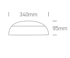 15W LED plafonas, baltas, 3000/4000/6500K, 67218/W/V
