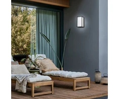 Sieninis šviestuvas 15W LED sieninis fasado šviestuvas NIKAO, tamsiai pilkas, 3000K, IP65, 4321900