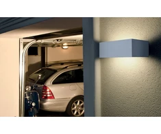 Sieninis šviestuvas 15W LED sieninis fasado šviestuvas TREND U&amp;D 220, pilkas, 3000K