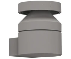 15W LED sieninis fasado šviestuvas, pilkas, 3000K, IP65, E474