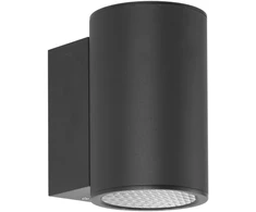 Sieninis šviestuvas 15W LED sieninis fasado šviestuvas LENTA 3K, juodas, 3000K