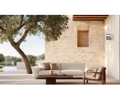 15W LED sieninis fasado šviestuvas, pilkas, 3000K, IP65, E474