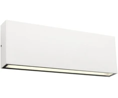Sieninis šviestuvas 15W LED sieninis lauko šviestuvas KAMAL, baltas, 4000K, IP54, šviečia į viršų ir į apačią, 90390