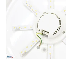 Lubinis šviestuvas Bemko 16W LED plafonas TOFIR, aliuminio sp., 4000K, IP44