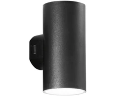 Sieninis šviestuvas 16W LED sieninis fasado šviestuvas POLO, juodas, CCT, IP65