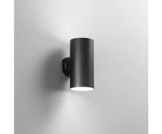 Sieninis šviestuvas 16W LED sieninis fasado šviestuvas POLO, juodas, CCT, IP65