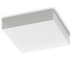 18W LED kvadratinis lauko plafonas SNOW, baltas, 4000K, IP65, 326245