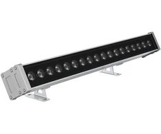 18W LED linijinis fasado šviestuvas WALLWASHER, aliuminio sp., 3000K, 10°, DALI, 500mm, IP66