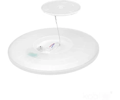 18W LED lubinis šviestuvas NIVERA CIRCLE, juodas, 3000/4000/6000K, IP54