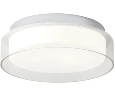 18W LED paviršinis šviestuvas NAJI, chromo sp., 3000K, IP44, 01-1454