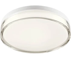 18W LED paviršinis šviestuvas FRISBI, matinės baltos sp., 3000/4000K, IP44, 01-3732