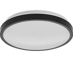 18W LED plafonas, juodas, 3000/4000K, IP44
