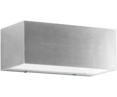 Sieninis šviestuvas 18W LED sieninis fasado šviestuvas TWIN, nikelio sp., CCT, IP54